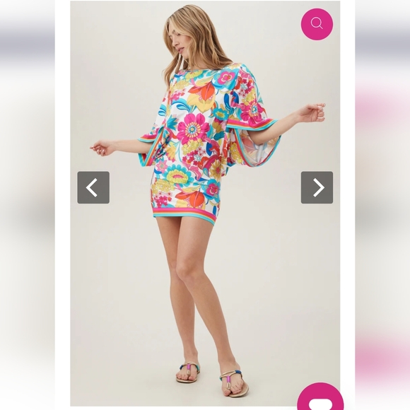 Nwt Trina Turk Fontaine swim tunic  multicolor - Picture 6 of 14